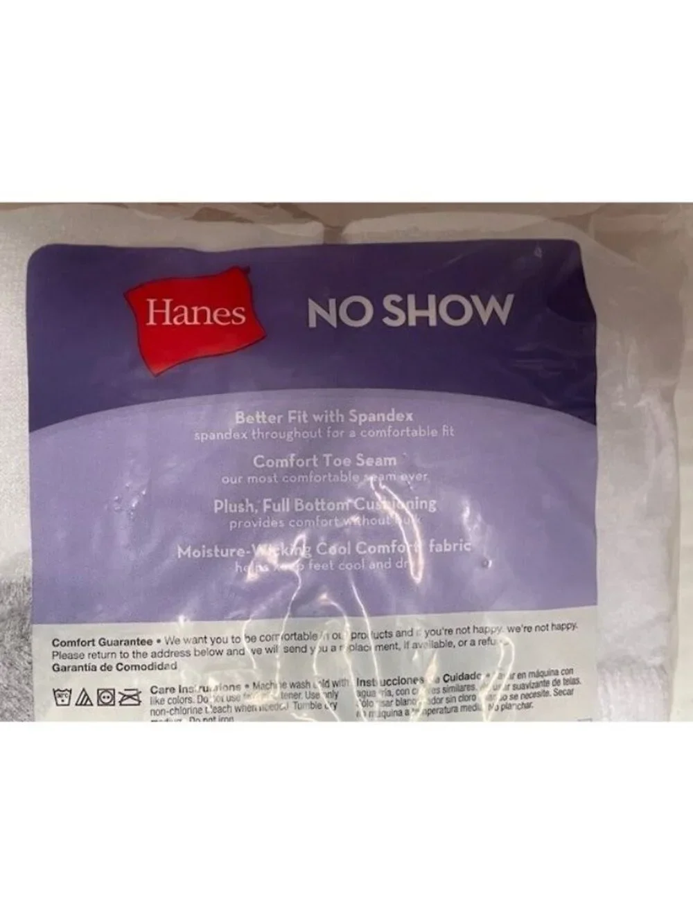 Hanes Women's No Show Socks 12 Pack 5-9